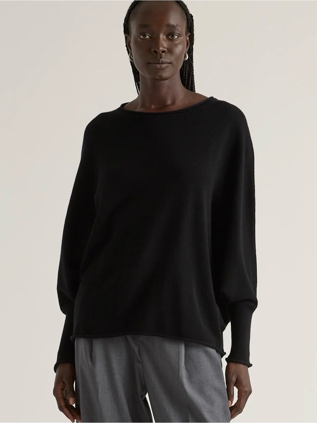 Quince Mongolian Cashmere Batwing Sweater